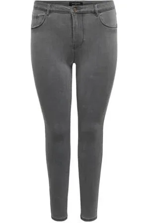 ONLY High waist skinny jeans CARTHUNDER medium grey denim