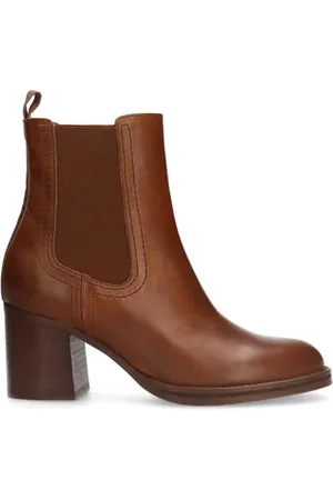 Sacha Leren chelsea boots