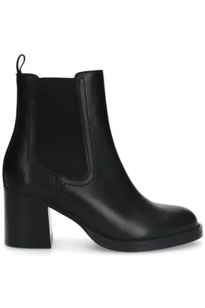 Sacha Leren chelsea boots