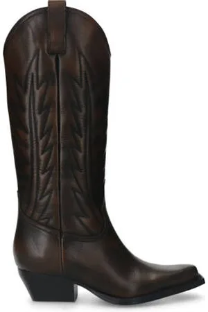 Sacha Leren cowboylaarzen