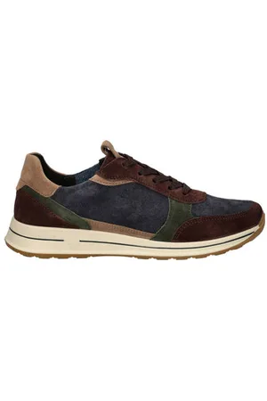 ARA Osaka 2.0 comfort suède sneakers donkerblauw