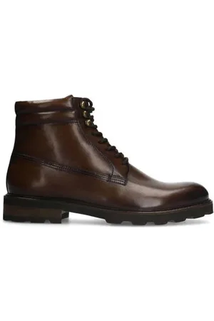 Manfield Leren veterboots