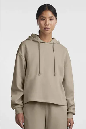 Pieces® Hoodie PCCHILLI ecru