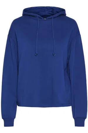 Pieces® Hoodie PCCHILLI kobaltblauw