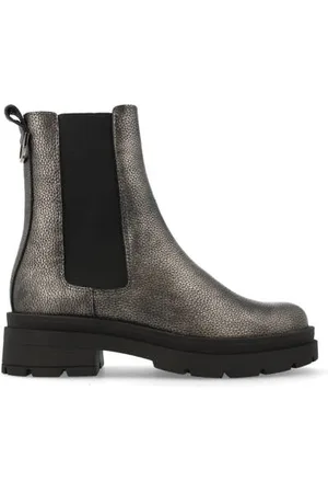 Red Rag Leren chelsea boots