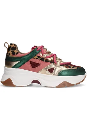Sacha Chunky leren sneakers
