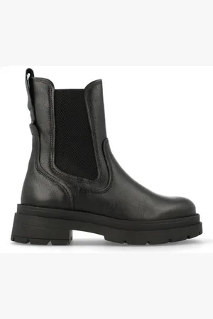 Red Rag Leren chelsea boots