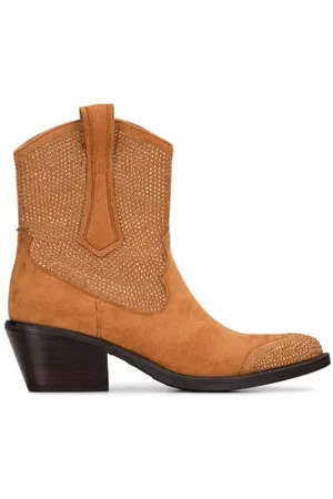 Posh By Poelman Abby cowboylaarzen met glitters