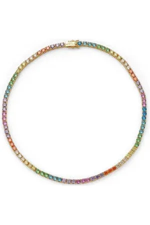 Kurt Geiger Ketting Tennis Necklace met strass