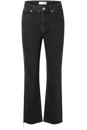 SELECTED High waist straight leg jeans
