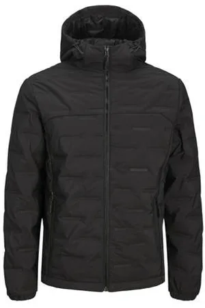 JACK & JONES CORE quilted gewatteerde jas JCOSONIC zwart