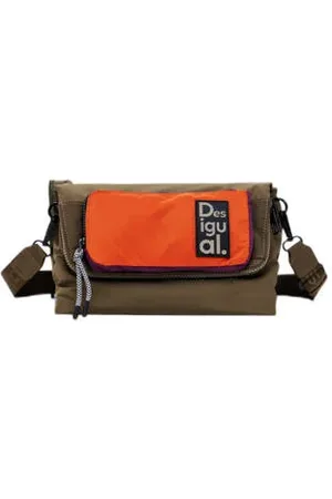 Desigual Crossbody tas groen/oranje