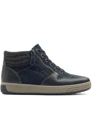 Medicus Comfort leren sneakers donkerblauw