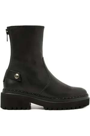 Nubikk Fae Leva Fur leren chelsea boots