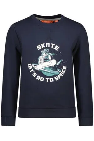 TYGO & vito Sweater Sten met contrastbies
