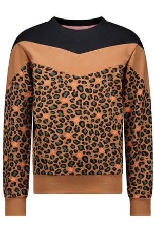 TYGO & vito Sweater Sasja met panterprint
