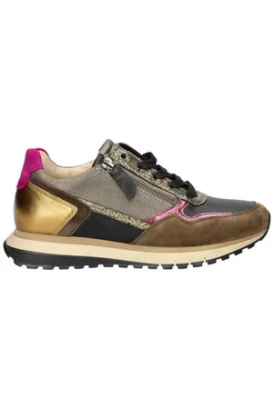 Gabor Comfort Optifit leren sneakers bruin