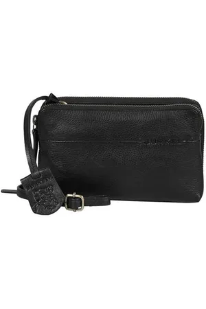 Burkely Leren mini crossbody tas Natural Norah