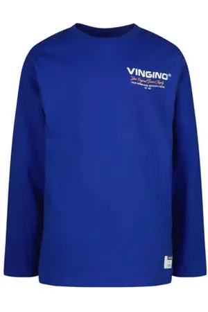 Vingino Longsleeve Jal met backprint hardblauw