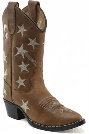 Bootstock Leren cowboylaarzen