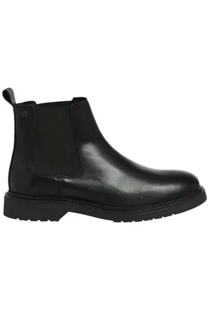 JACK & JONES Jfwvauxhall Leather Chelsea Boot Sn leren chelsea boots