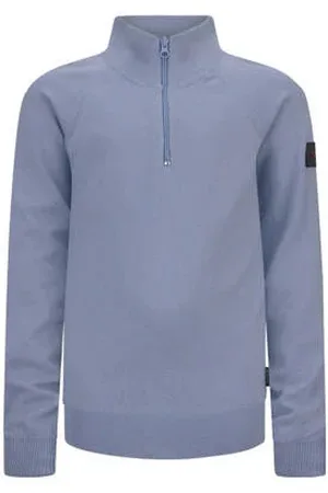 Retour Gebreide trui blauw