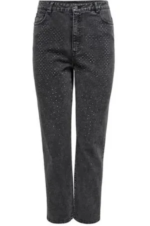 ONLY Straight leg jeans CAREMILY met strass