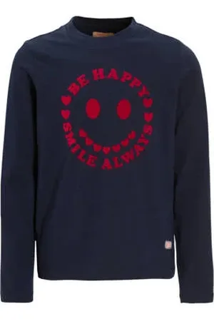Orange stars Longsleeve Rezi met printopdruk