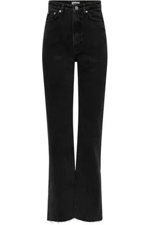 ONLY High waist straight leg jeans ONLRILEY