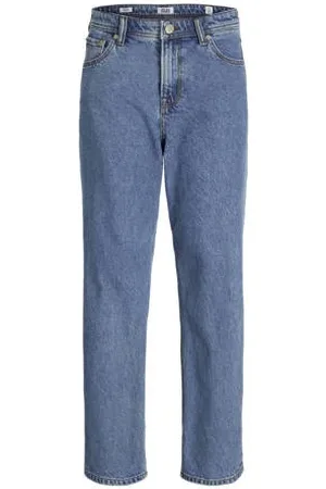 JACK & JONES JUNIOR high waist relaxed jeans JJICHRIS JJORIGINAL