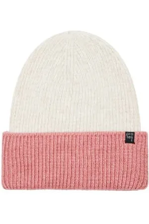 Protest Muts ecru/roze