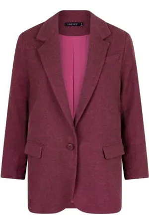 Ydence Gemêleerde oversized blazer Lennox met wol