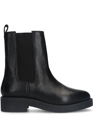 Sacha Leren chelsea boots