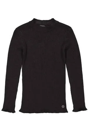 LEVV Longsleeve grijs rib gebreid