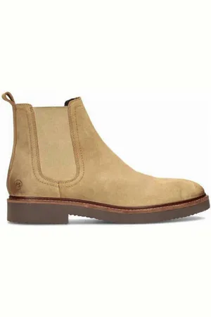 PS Poelman Suède chelsea boots beige
