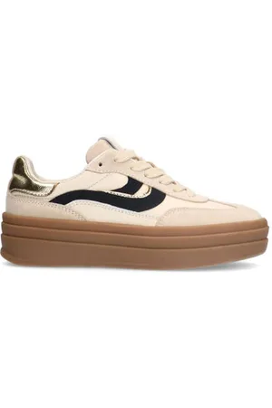 Manfield Leren sneakers