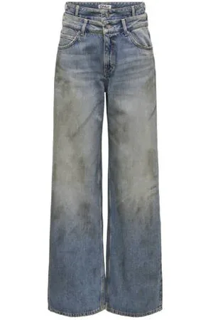 ONLY High waist wide leg jeans ONLESME