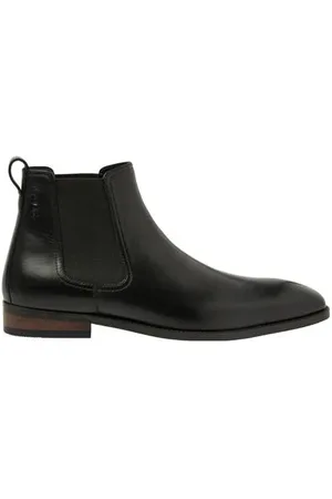 Van Lier Leren chelsea boots