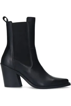 Sacha Leren chelsea boots