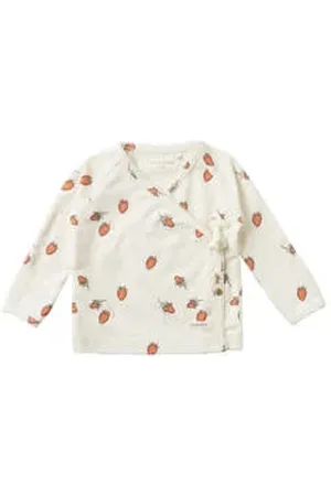 Your Wishes Baby longsleeve met all over print en overslag detail