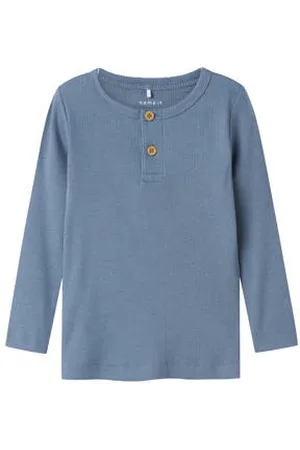 NAME IT MINI longsleeve NMFKAB frisblauw