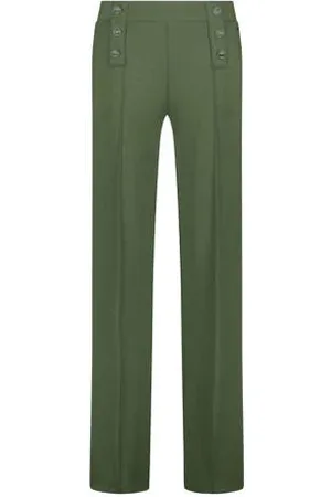 Tramontana Regular fit broek olijfgroen