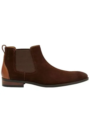 Van Lier Vienna suède chelsea boots bruin