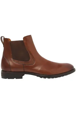 Van Lier Henry leren chelsea boots