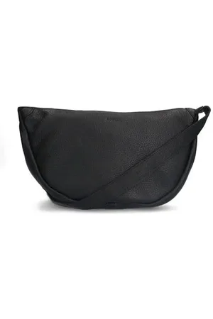 Manfield Leren crossbody tas