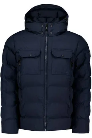 Airforce Gewatteerde winterjas Ben donkerblauw