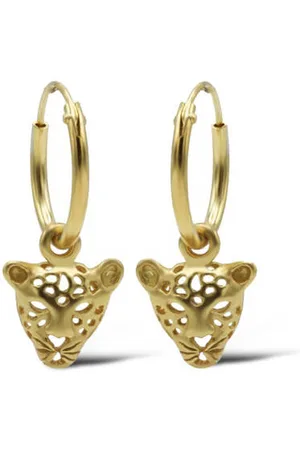 KARMA Jewelry Gold plated oorbellen Leopard
