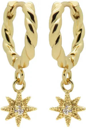 KARMA Jewelry Gold plated oorbellen Morningstar