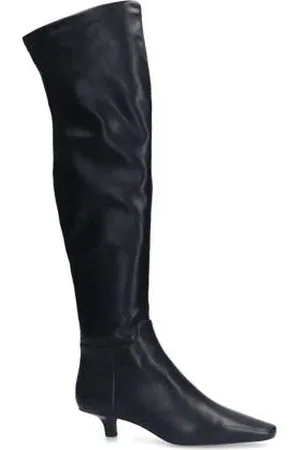 Sacha Leren overknee laarzen