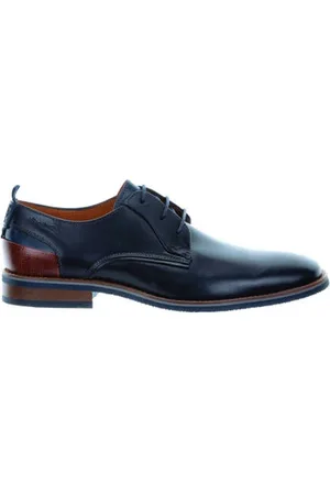 Van Lier Amalfi leren veterschoenen